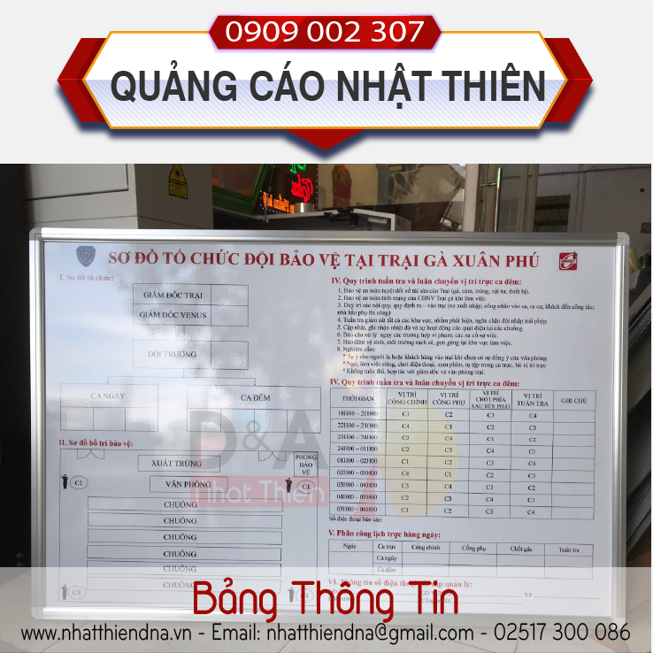 Làm bảng thông tin