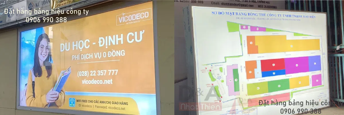 bảng hiệu hộp đèn