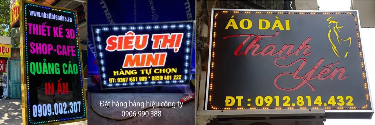 Bảng hiệu xi nhan alu
