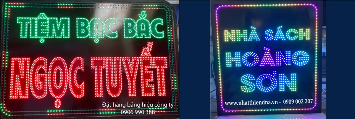bảng hiệu led