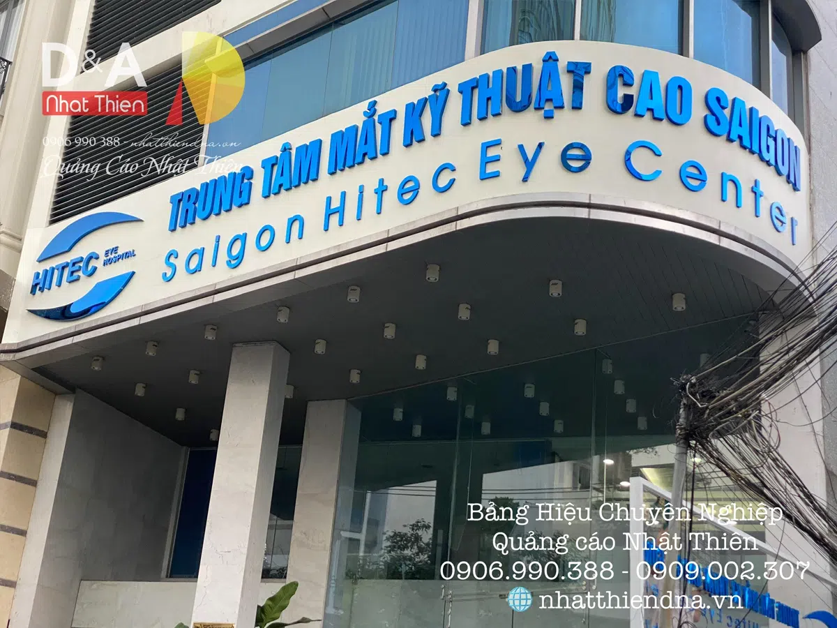 bảng tên công ty chữ inox