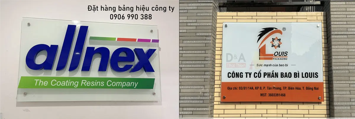 làm bảng hiệu công ty kính