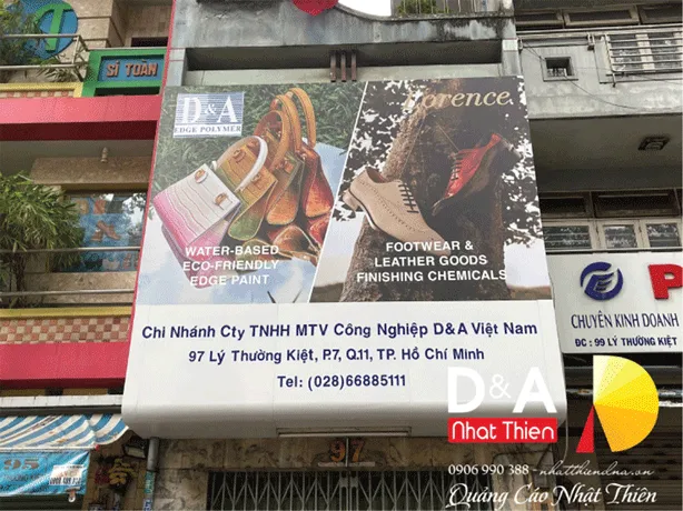 bảng công ty chất liệu bạt in UV