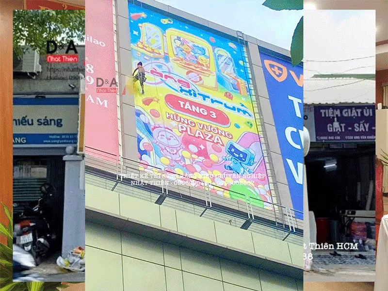 bảng bạt tòa nhà