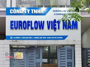 mẫu bảng hiệu mặt tiền công ty cơ bản