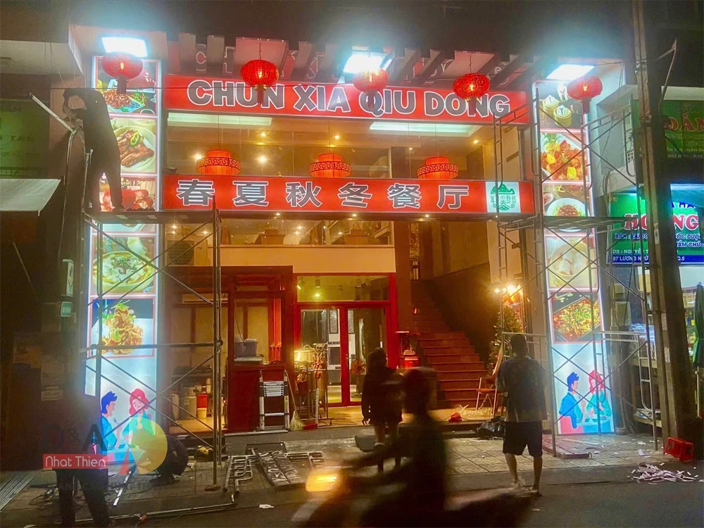 bảng hiệu nhà hàng tphcm
